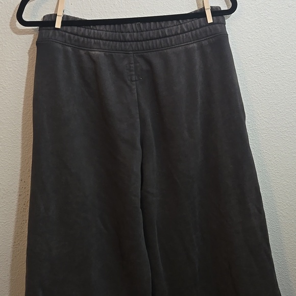 Arie Wide Leg Sweatpants Distressed Gray Small - Picture 7 of 9